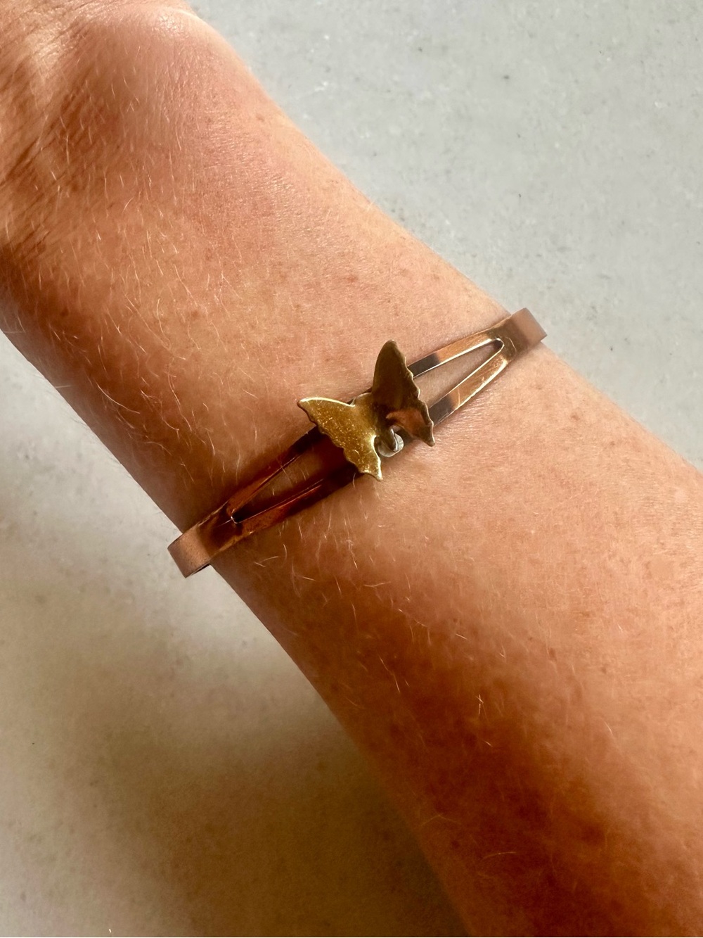 Butterfly Cuff Bracelet | Vintage copper butterfly bracelet 🦋